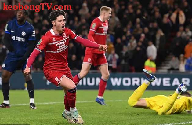  Chelsea thua sốc Middlesbrough, phong phanh vé chung kết League Cup