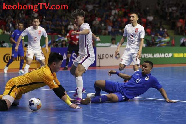  Futsal Trung Quốc thảm bại trước Thái Lan